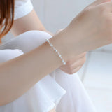 925 Sterling Silver Anklets Charm Ball Bracelets
