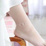 925 Silver Anklets for Women Girls Birthday Gift