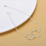 925 Silver Anklets for Women Girls Birthday Gift