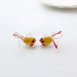 Goldfish Pendant Chinese DIY Earrings Hairpin Material