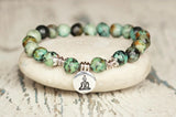Everyday Bracelet yoga beaded bracelet charm beads on cord