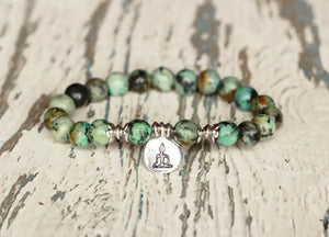 Everyday Bracelet yoga beaded bracelet charm beads on cord