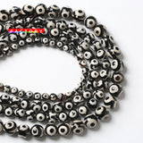 Evil Eye Dzi Agates Beads Natural Tibetan Stone Round Loose Beads