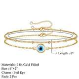 Evil Eye Zircon Bracelet Stainless Steel Bangle Inlaid For Women