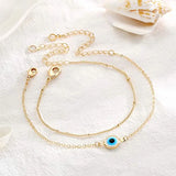 Evil Eye Zircon Bracelet Stainless Steel Bangle Inlaid For Women