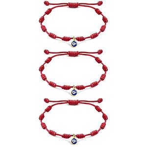 Evil Eye Bracelet Couple Braided Red Rope Demon Eye Bracelet