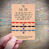Evil Eye Bracelet Couple Braided Red Rope Demon Eye Bracelet