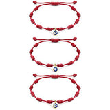 Evil Eye Bracelet Couple Braided Red Rope Demon Eye Bracelet