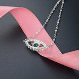 Evil Eye Bracelet Silver 925 Diamond Woman Jewelry