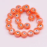 Evil Eye Ceramic Beads For Jewelry Making White/Red/Pink/Green/Blue