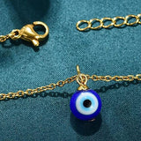 Evil Eye Chain Necklace Eyes Amulet Pendant Necklace Ojo Turco Kabbalah