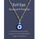 Evil Eye Chain Necklace Eyes Amulet Pendant Necklace Ojo Turco Kabbalah