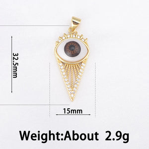 Evil Eye DIY Pendants Charms Earrings Necklaces Bracelets Jewelry