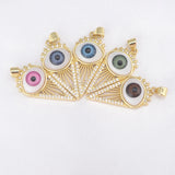 Evil Eye DIY Pendants Charms Earrings Necklaces Bracelets Jewelry