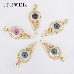 Evil Eye DIY Pendants Charms Earrings Necklaces Bracelets Jewelry
