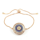 Evil Eye Hamsa Fatima Hand Charms Bracelet for Women