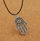 Evil Eye Hamsa Fatima Hand Collar Choker Necklace
