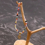 Evil Eye Stretch Bracelet Natural Stone Beads Mixed Beaded Micro Pave Zirconia