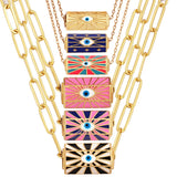 Evil Eye Lucky Amulet Necklace, Fashion Bohemian Jewelry