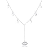 Evil Eye Necklace 925 Sterling Silver Jewelry
