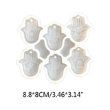 Evil Eye Palm Earrings Mold for Jewelry Making