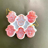 Evil Eye Palm Earrings Mold for Jewelry Making