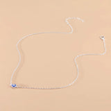 Evil Eye Pendant Necklace Women Girls Demon Eyes Choker Chain Minimalist Jewelry