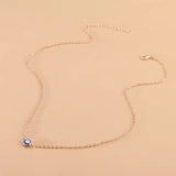 Evil Eye Pendant Necklace Women Girls Demon Eyes Choker Chain Minimalist Jewelry