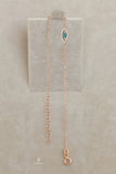 Evil Eye Tiny Protection Bracelet, Oval Eye Wish Charm Evil Eye Bracelet