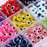 Evil Eyeball Resin Bead for DIY Jewelry