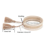 Evil Eyes Woven Bracelets Stackable Wrap Fabric Bracelets