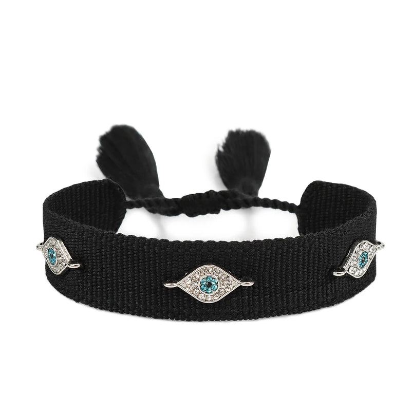Evil Eyes Charm Bracelets Jewelry Armstacking Accessory