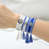 Evil Eyes Charm Bracelets Jewelry Armstacking Accessory