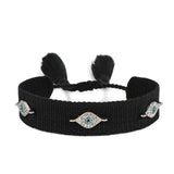 Evil Eyes Charm Bracelets Jewelry Armstacking Accessory