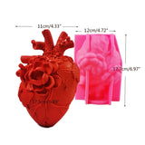 Evil Heart Silicone Mold for Aromatherapy Candles and Decorative Crafts