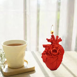 Evil Heart Silicone Mold for Aromatherapy Candles and Decorative Crafts
