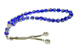 Evil Eye Beaded Glass Rosary