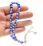 Evil Eye Beaded Glass Rosary