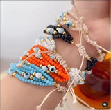 Evil Eye Bracelet Set - Protection Jewelry for Women