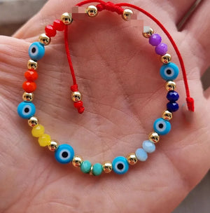 Protection Evil Eye Bracelet for Good Luck and Prosperity