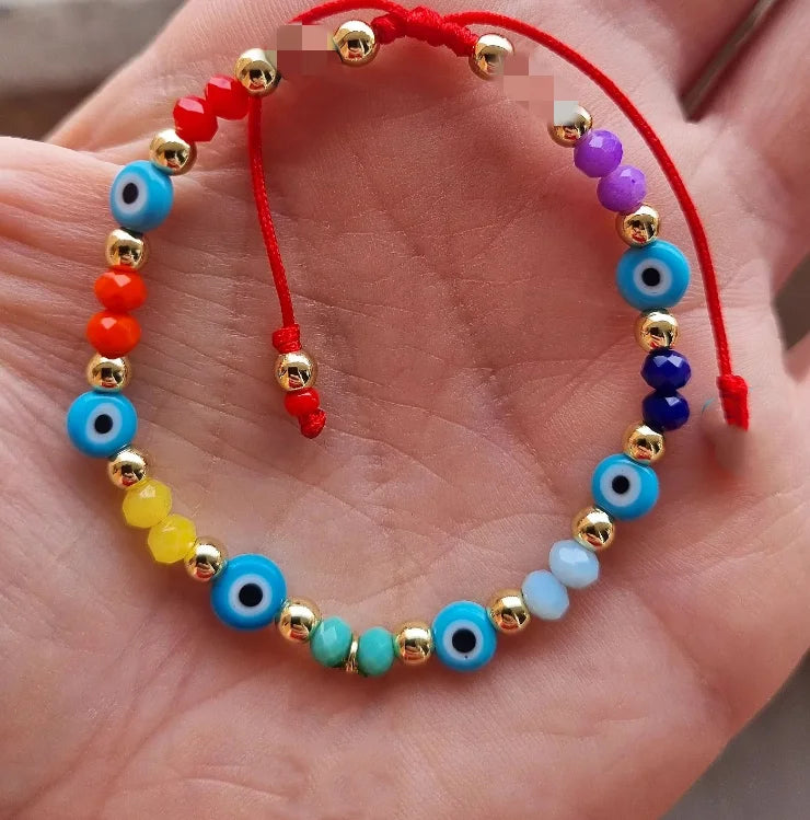 Protection Evil Eye Bracelet for Good Luck and Prosperity