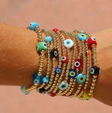 Protection Evil Eye Bracelet for Good Luck and Prosperity