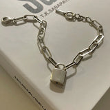925 Silver Smiling Face Star Love Heart Bracelet Thai