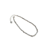 925 Silver Anklets For Women Cube Chain Party Jewelry