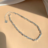 925 Silver Anklets For Women Cube Chain Party Jewelry