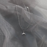 925 Silver Mermaid Tail Anklet Bracelet, Summer Jewelry S-B331