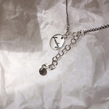 925 Silver Luck Round Disc Letter Anklet Women Retro Jewelry Gift