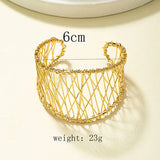 Exaggerate Metal Bracelet for Women Girl