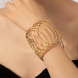 Exaggerate Metal Bracelet for Women Girl