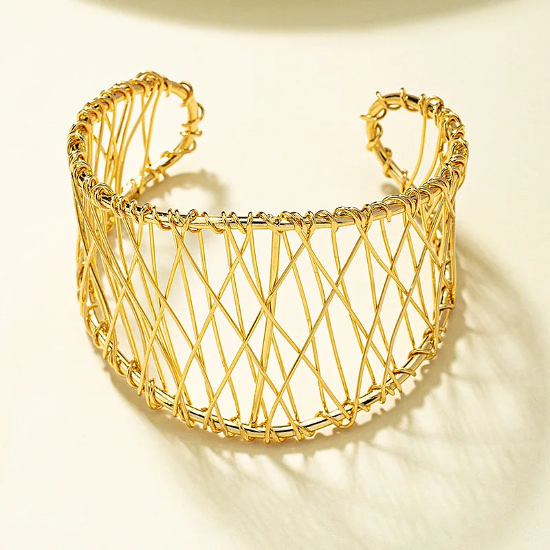 Exaggerate Metal Bracelet for Women Girl